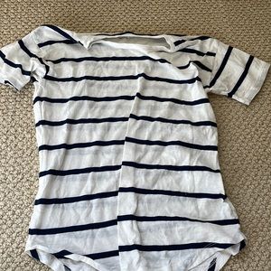 Womens stripped madewell sxx super soft tee